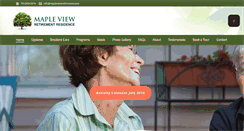 Desktop Screenshot of mapleviewretirement.com